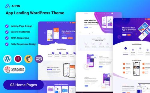 Appin - App and Saas Landing Page WordPress Theme theme free